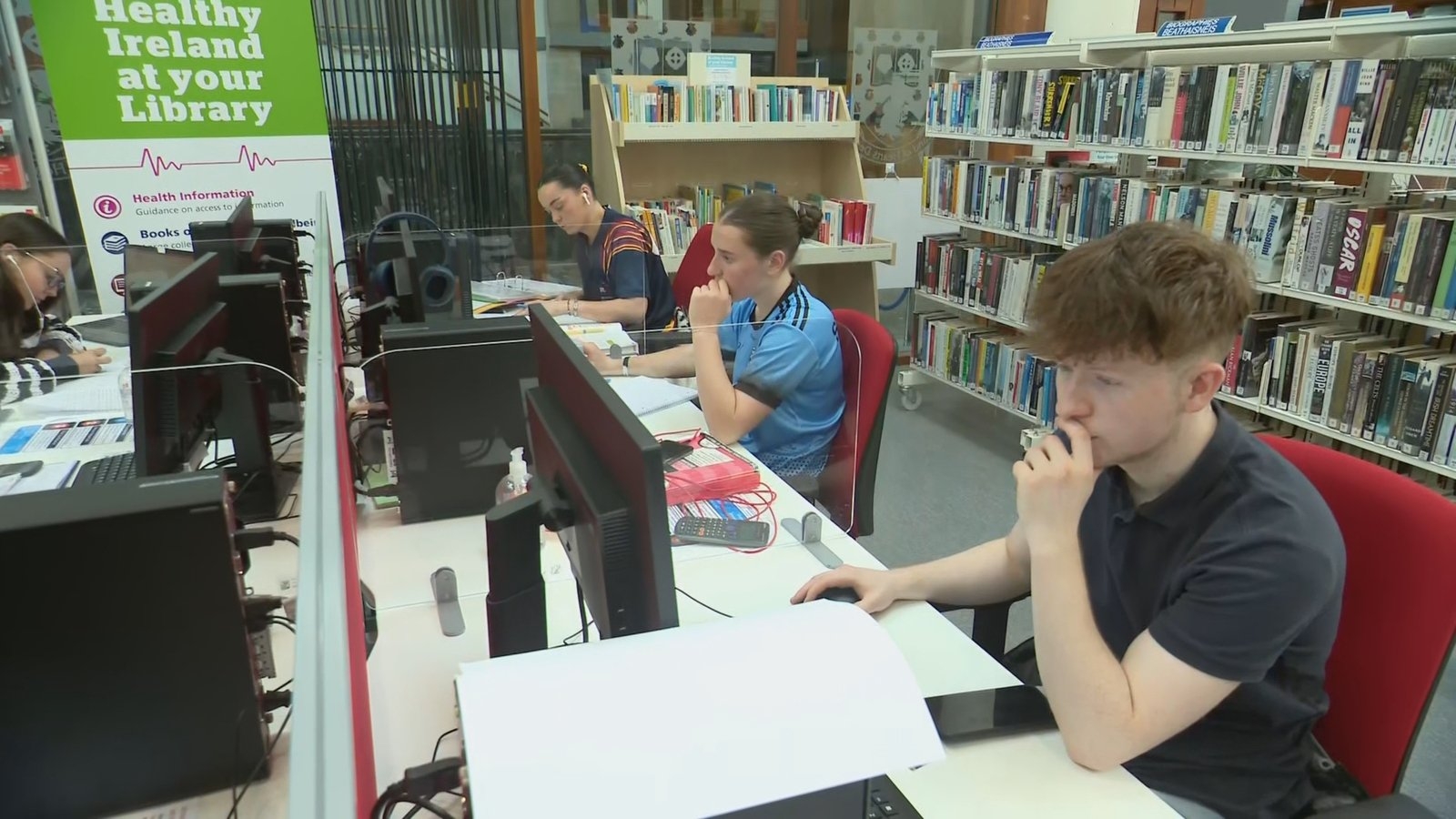 Students prepare for Leaving Cert in 'peaceful' Sligo library