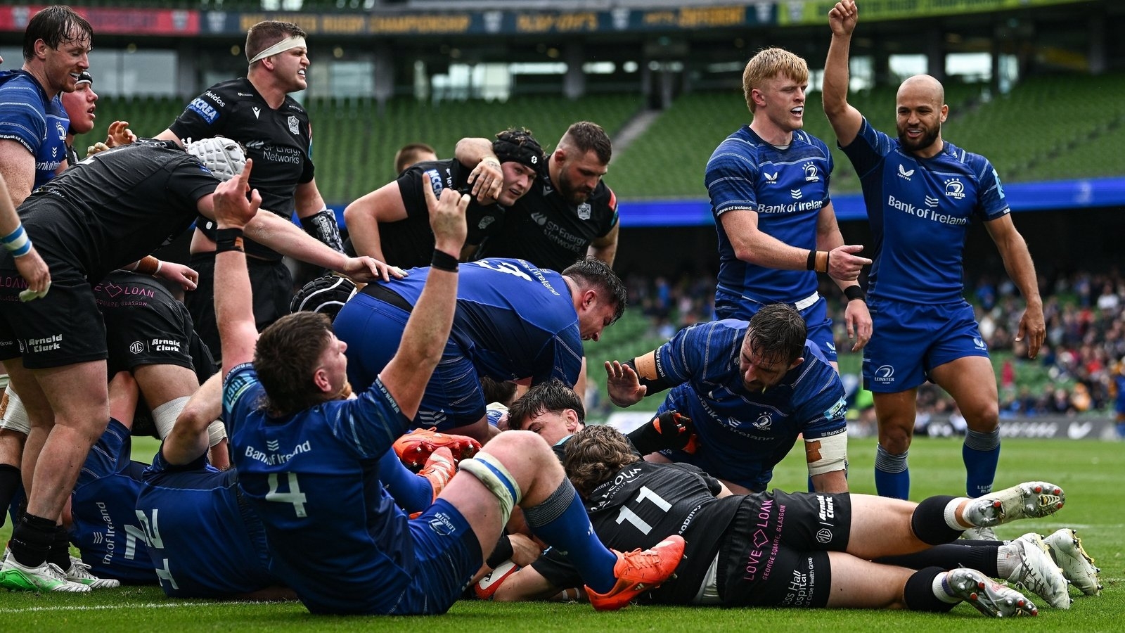 Leinster set up Croke Park URC final with big win over Glasgow Warriors