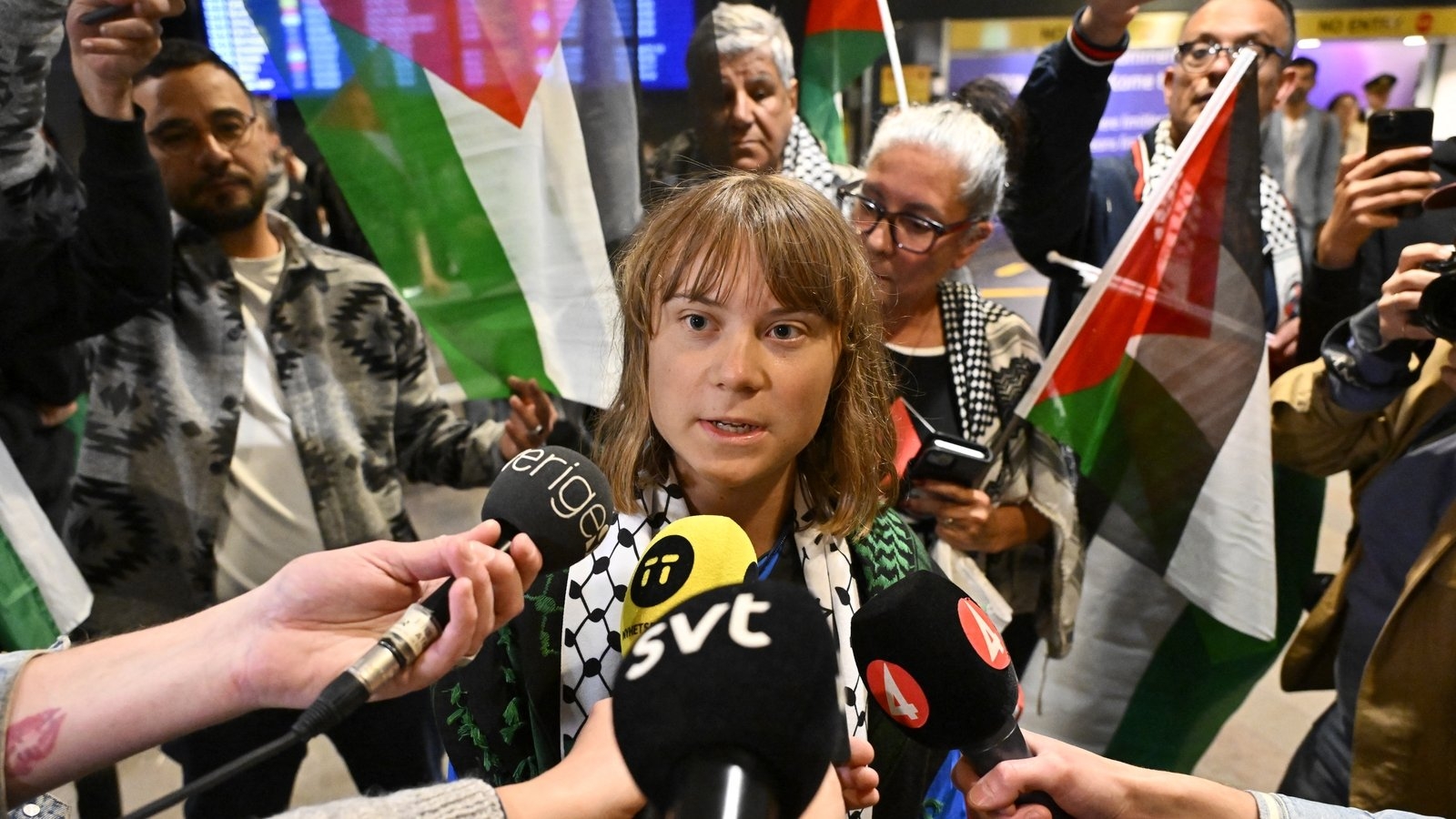 Thunberg returned to Sweden after deportation from Israel