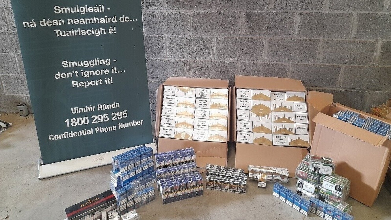 Over 30,000 cigarettes and tobacco seized in Co Offaly