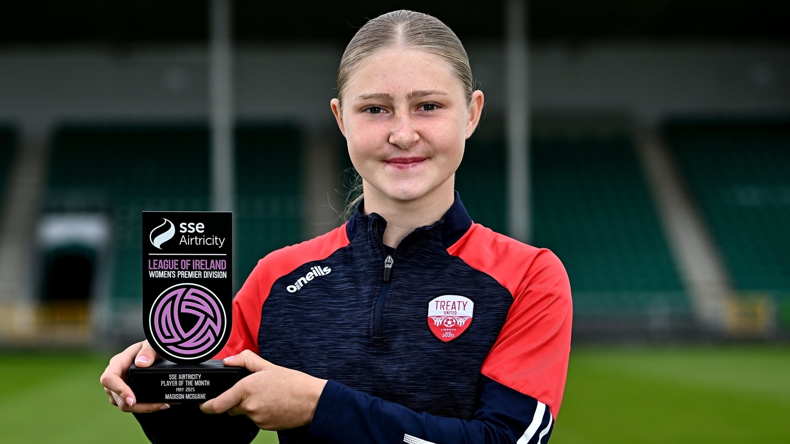Treaty United's Madison McGuane named Premier Division Player of the Month