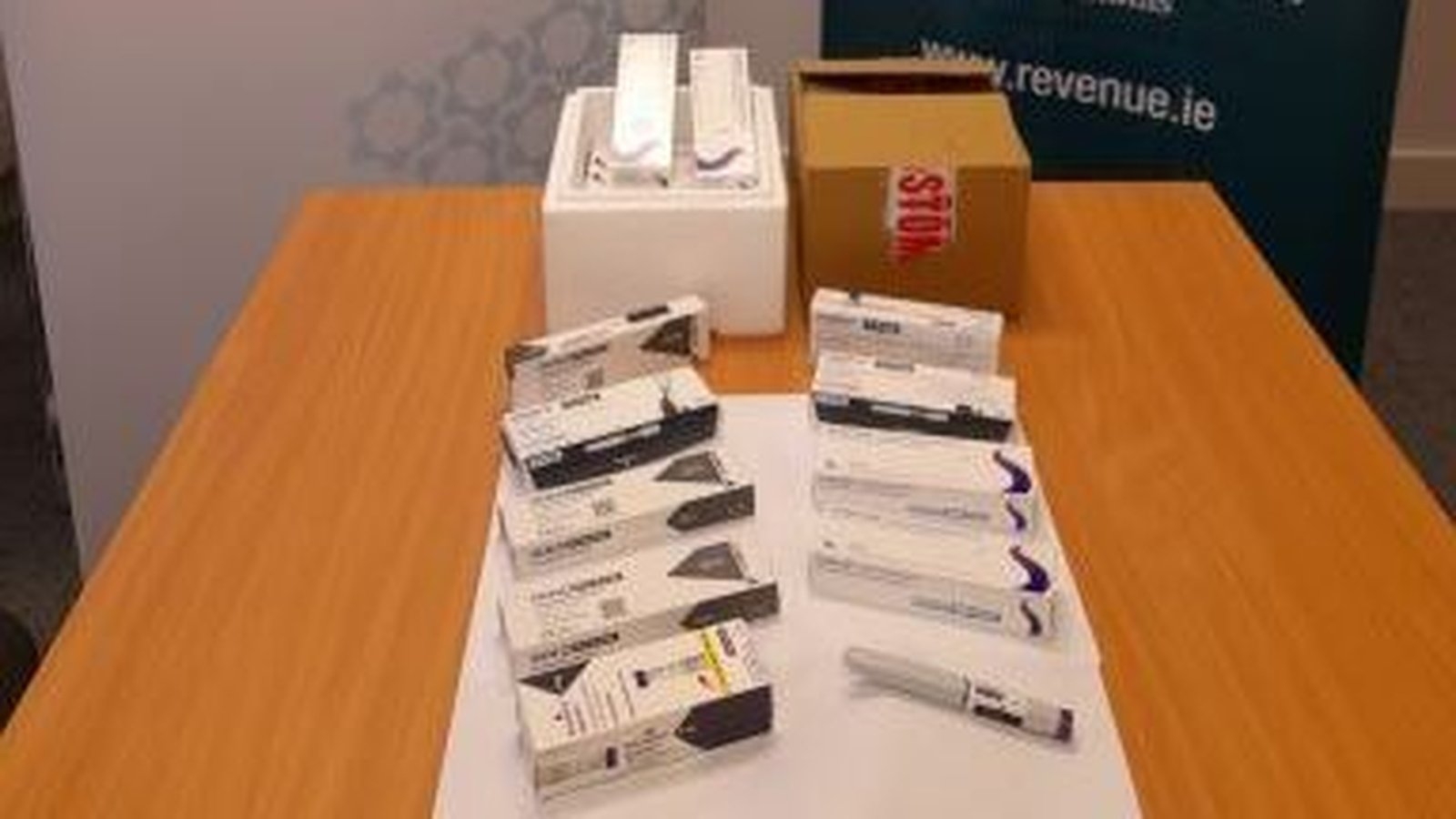 Hundreds of weight-loss products seized by Revenue