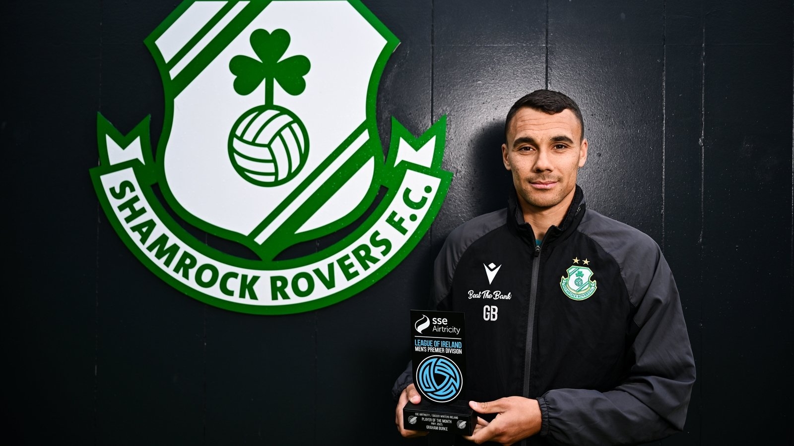 Shamrock Rovers striker Graham Burke wins monthly honour for May