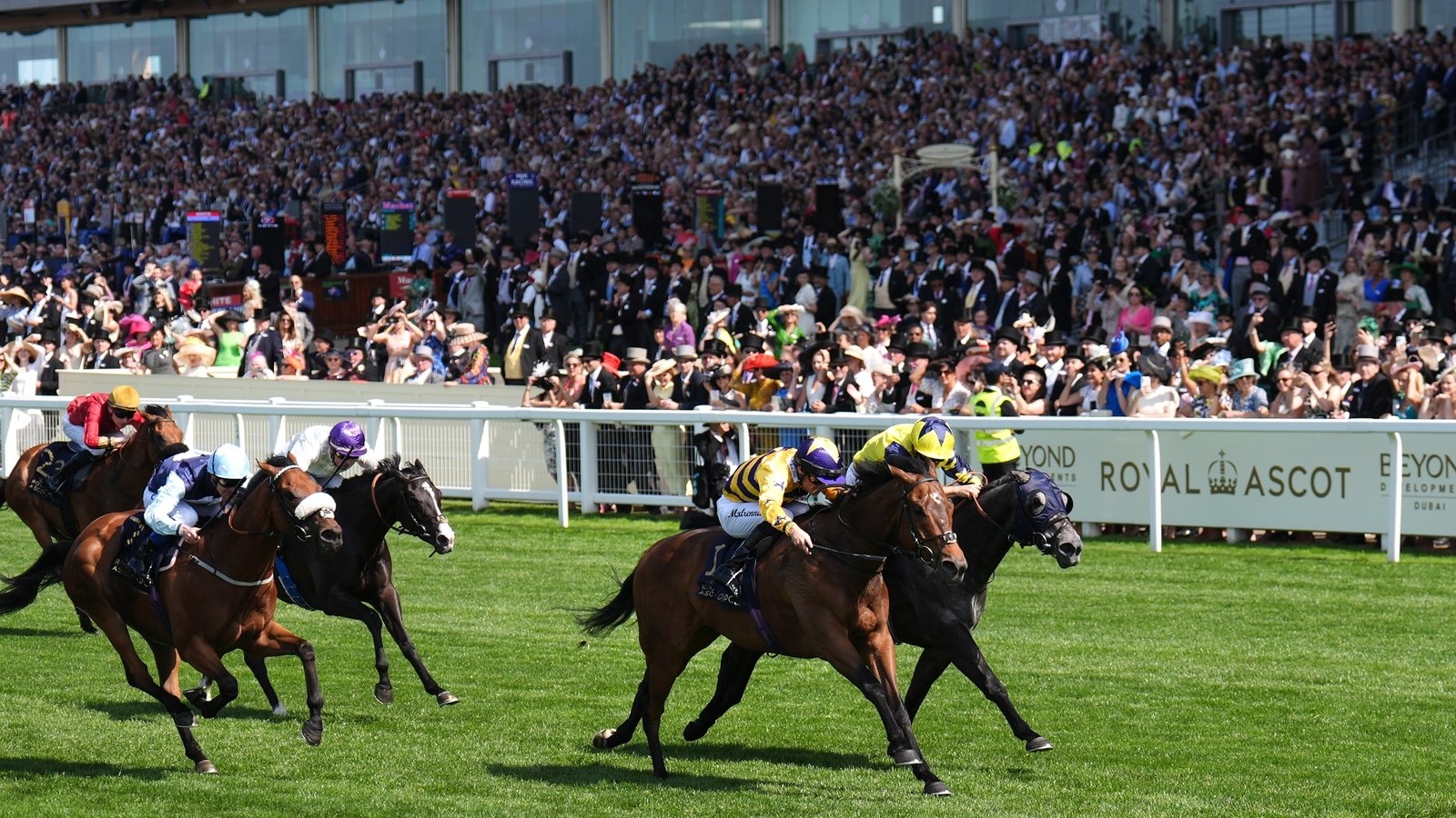 Royal Ascot: Progressive American Affair dashes to King Charles III glory