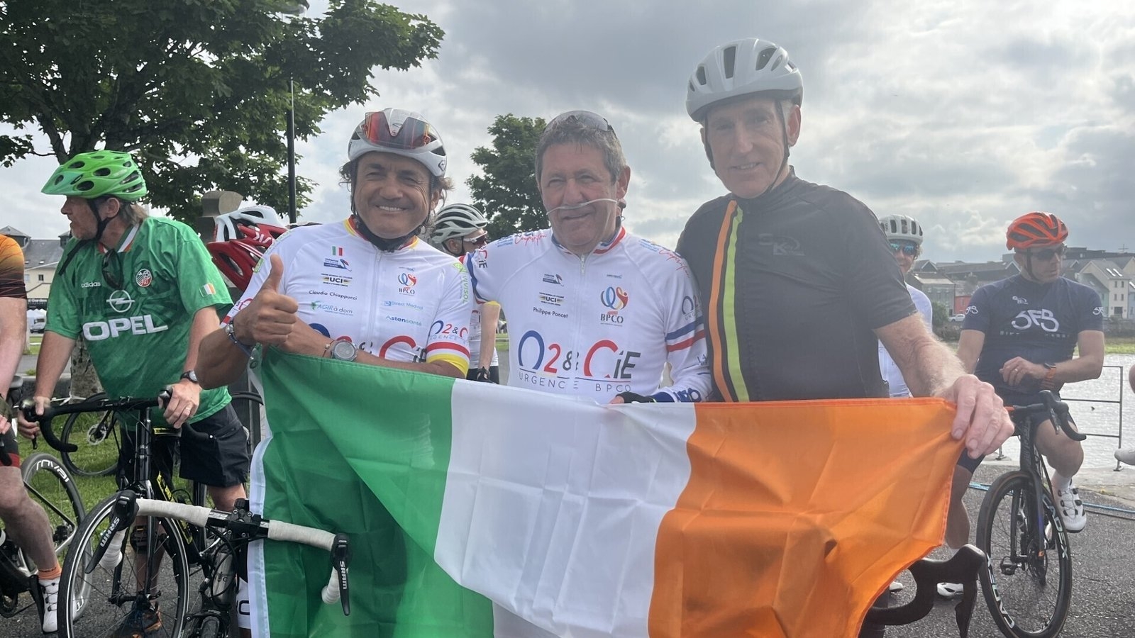 International cycling tour to raise awareness for COPD reaches Galway