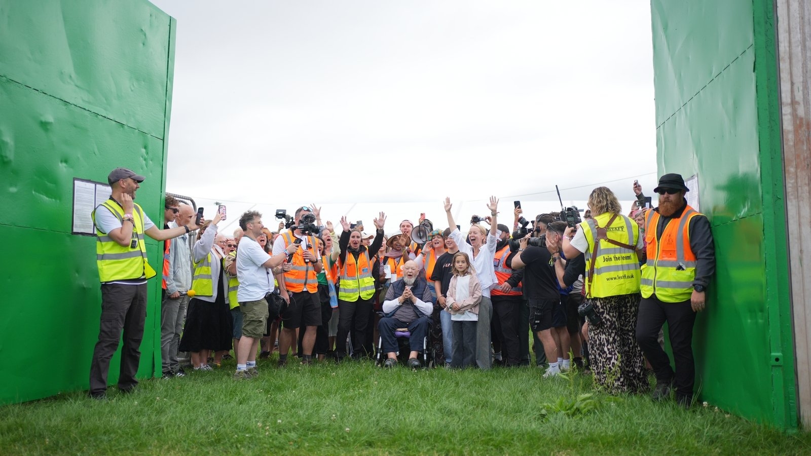 Glastonbury founder says people who disagree with festival's politics 'can go elsewhere'