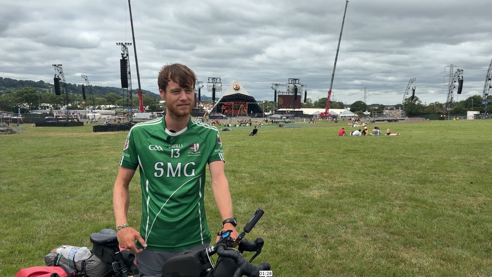 Sligo man cycles 2100km from Madrid to Glastonbury
