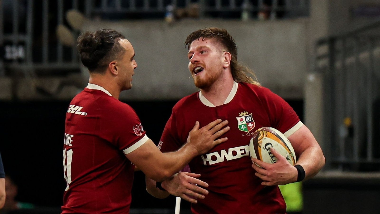 Joe McCarthy enjoying time with 'high-energy' Henry Pollock on Lions Tour