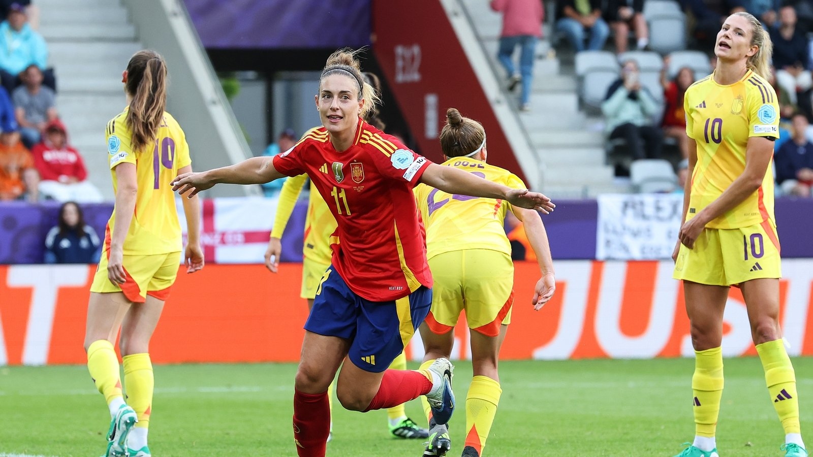 Spain eventually find their groove to smash Belgium