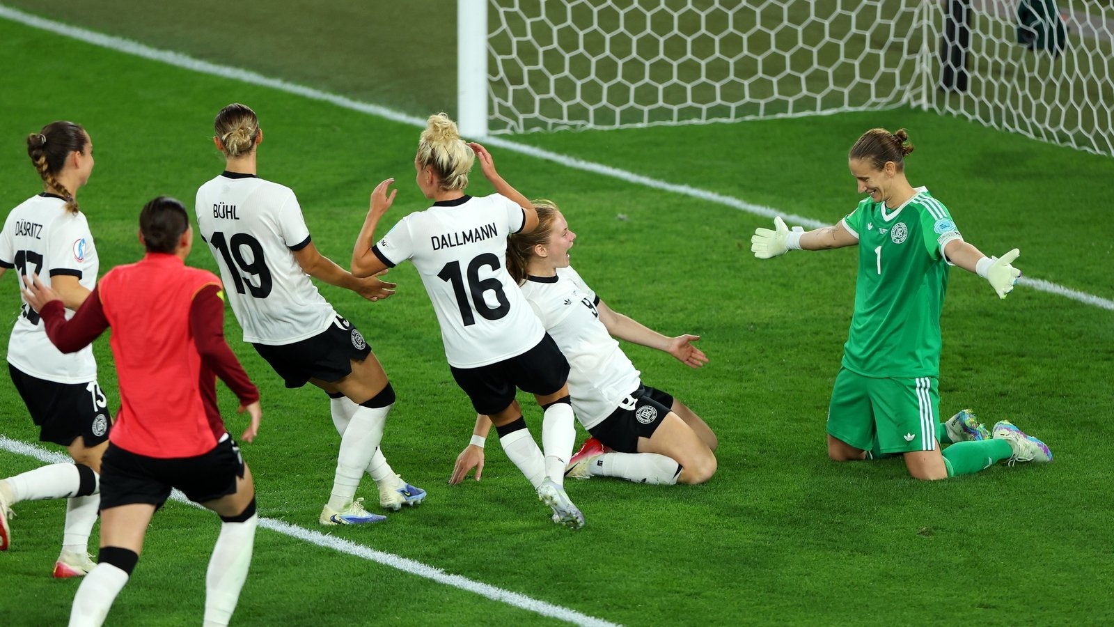 Euro 2025: Germany survive early red to edge France on penalties and reach semi-finals