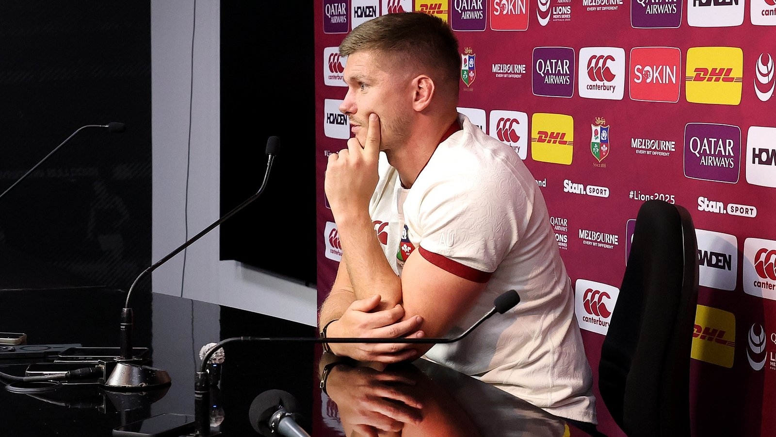 No doubts for Owen Farrell after late call to Lions tour
