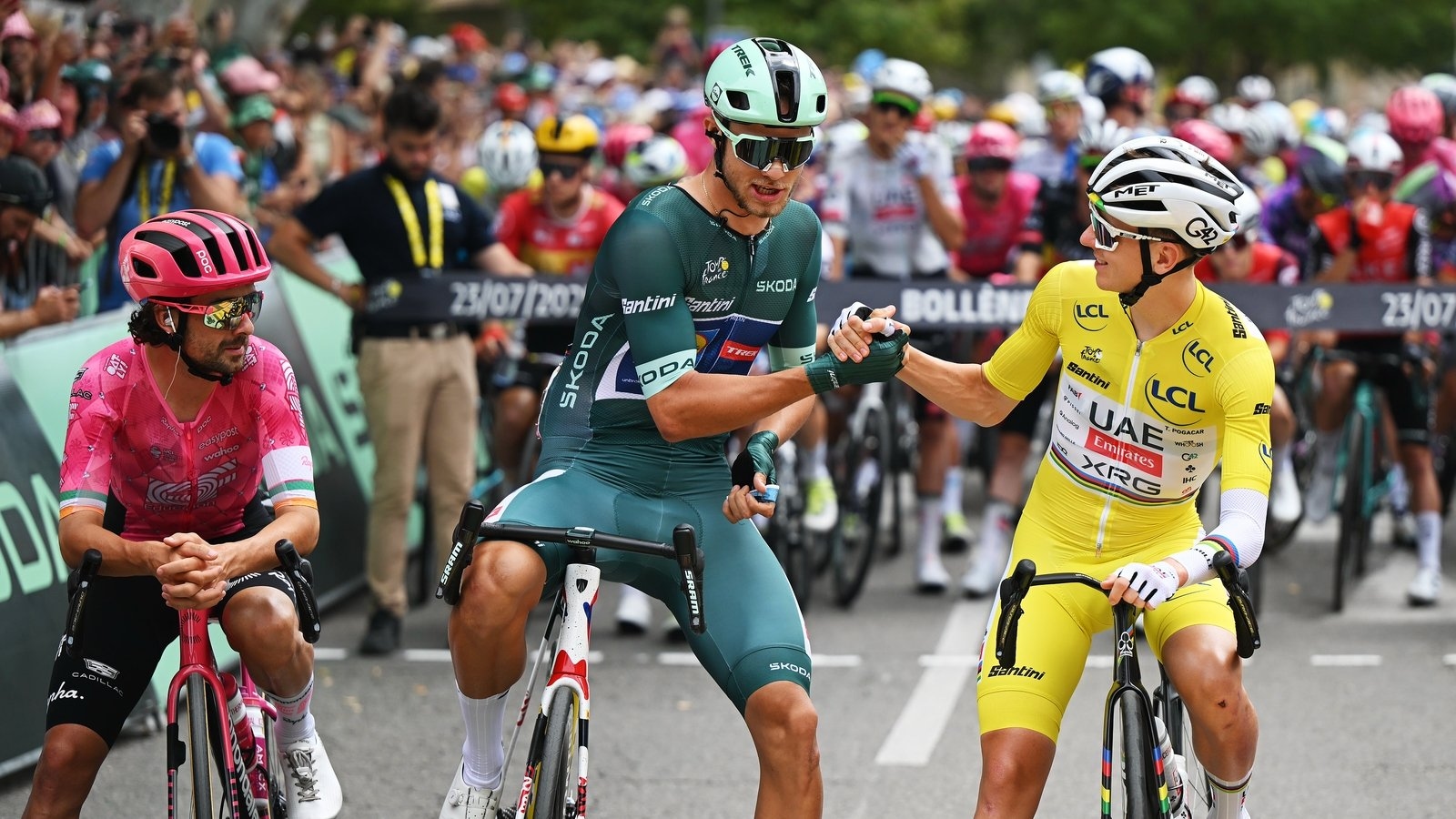 Ben Healy stays in general classification top ten as Jonathan Milan wins 17th stage of Tour de France