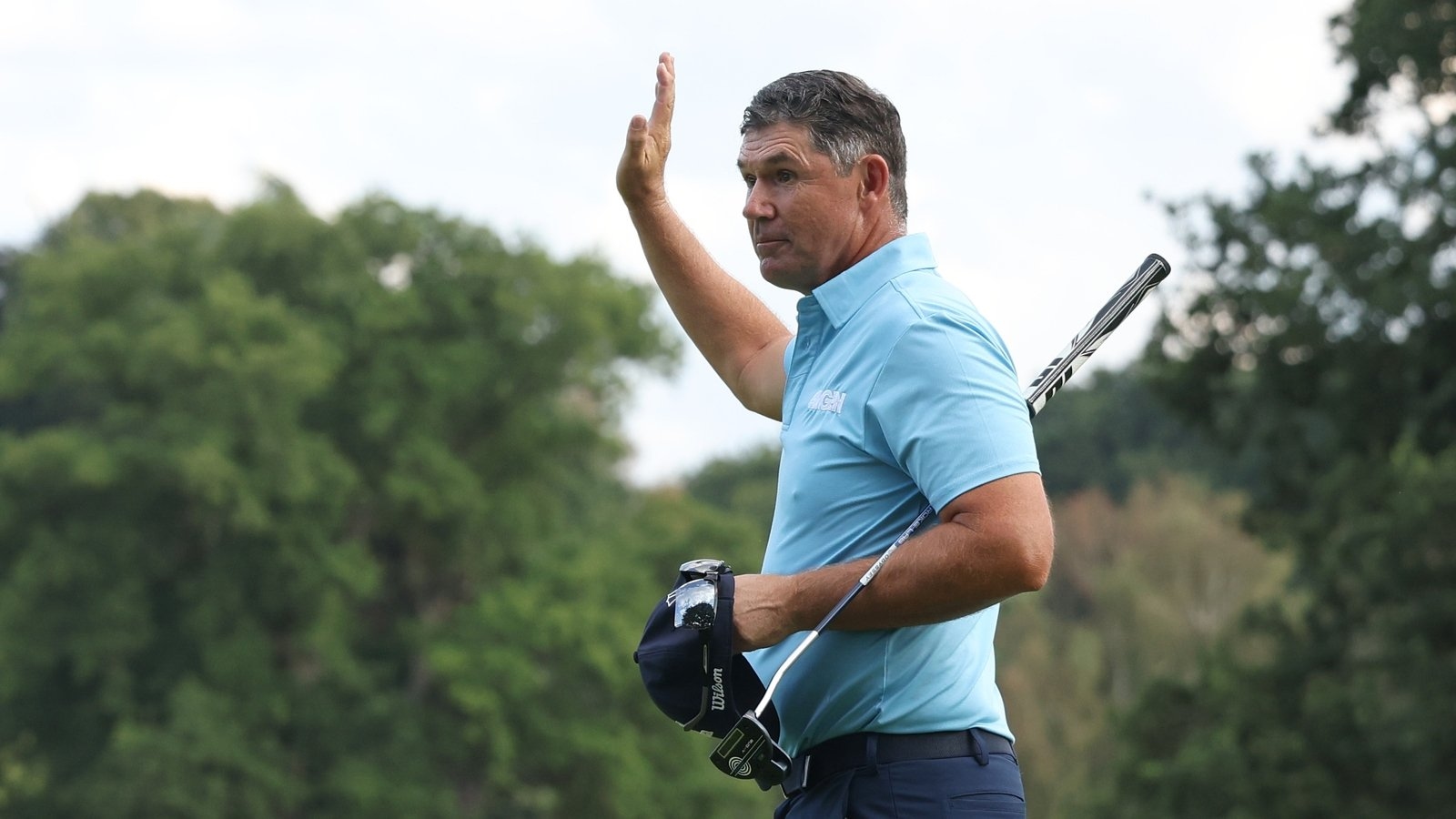 Padraig Harrington takes two-shot lead heading into the final round at Senior Open Championship