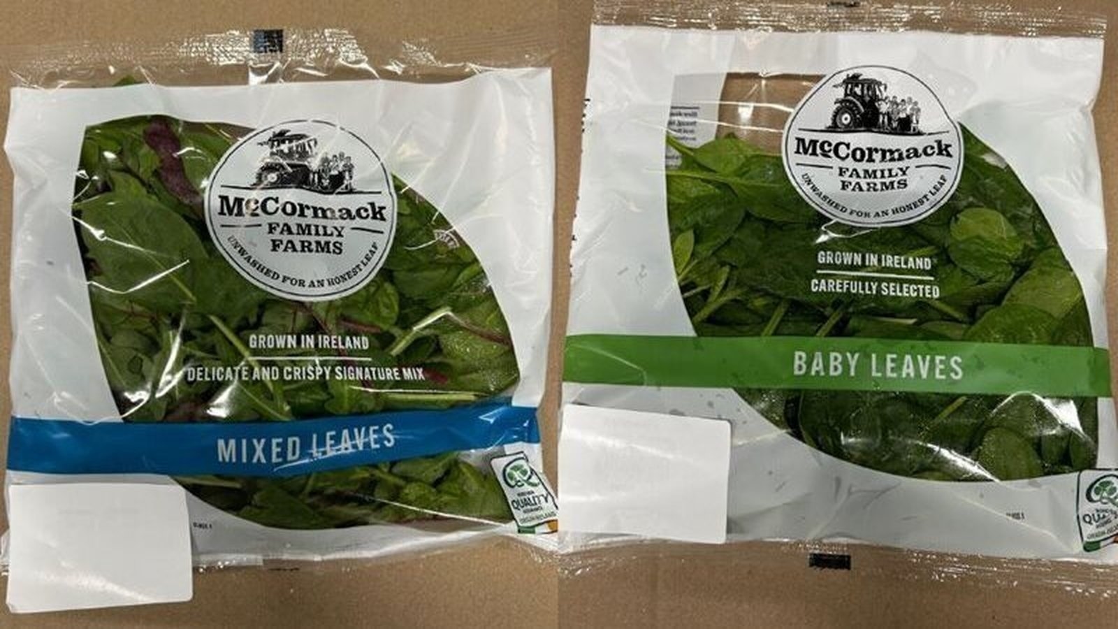 Spinach and mixed leaves products recalled over listeria detection