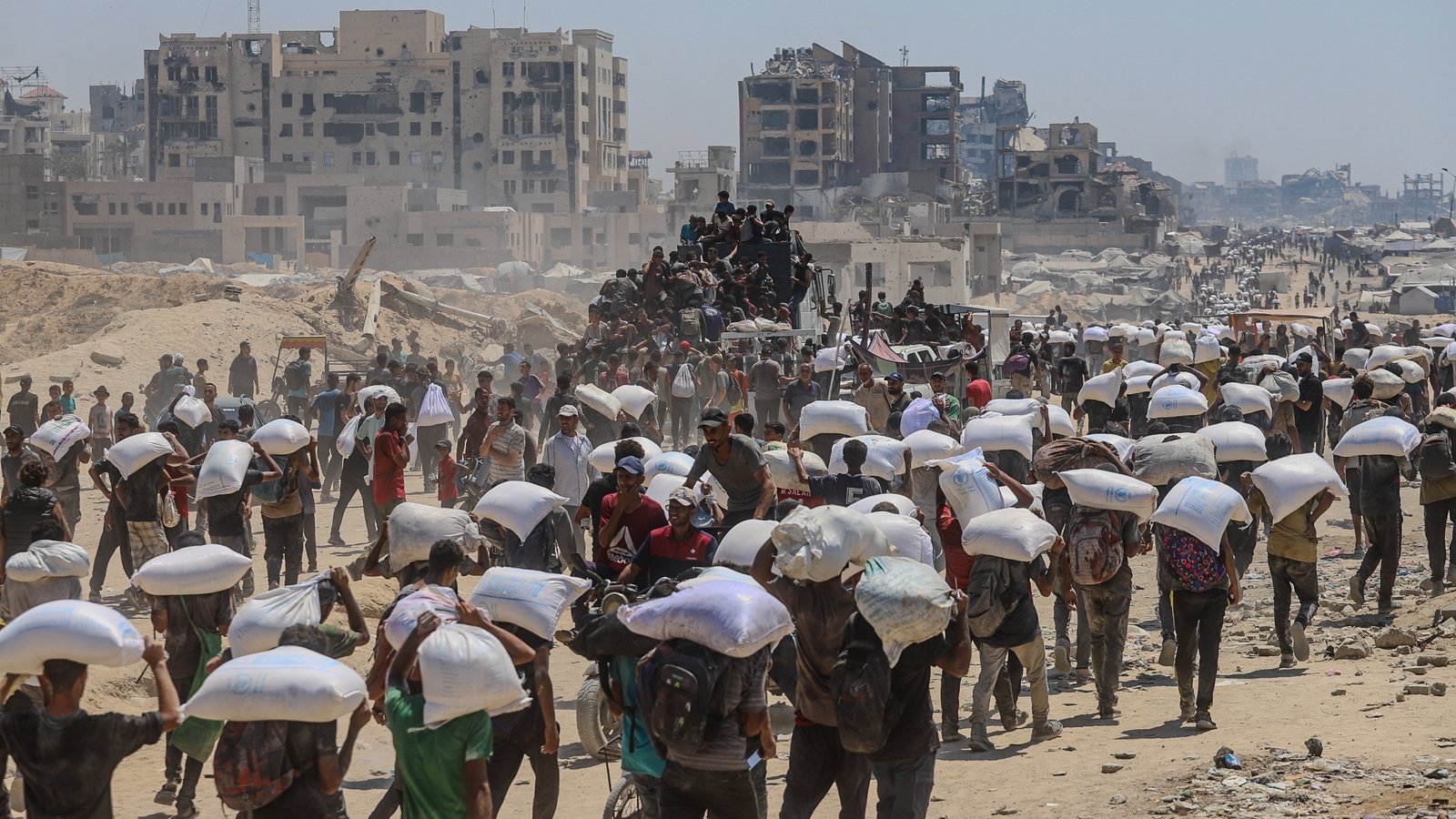 Aid reaching Gaza a 'drop in the ocean' of what is needed, says UN