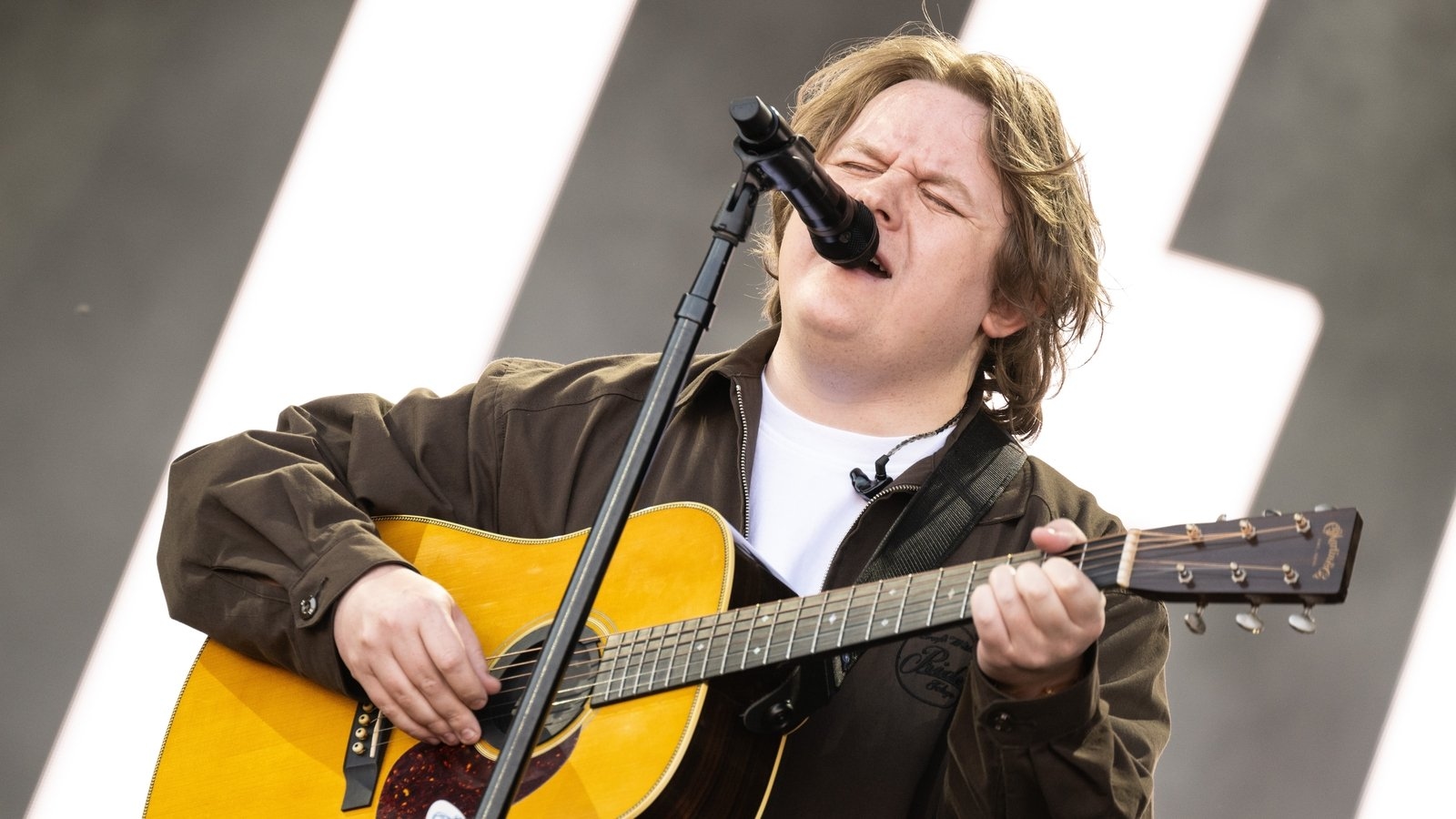 Lewis Capaldi's drummer in 'floods of tears' at Glastonbury