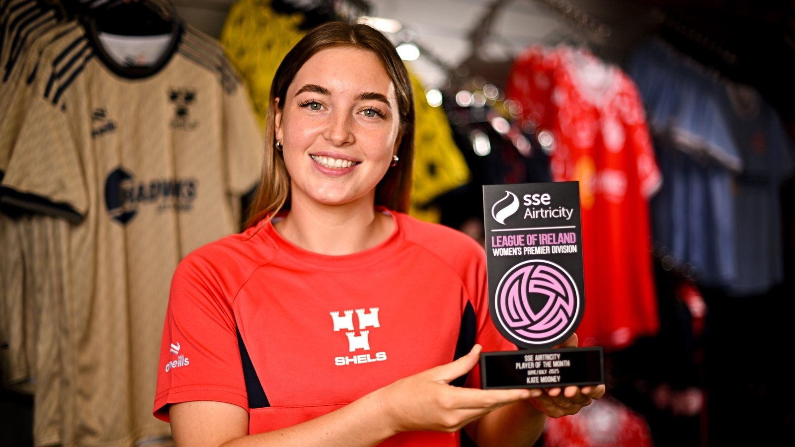 Shelbourne striker Kate Mooney wins monthly award after run of goals