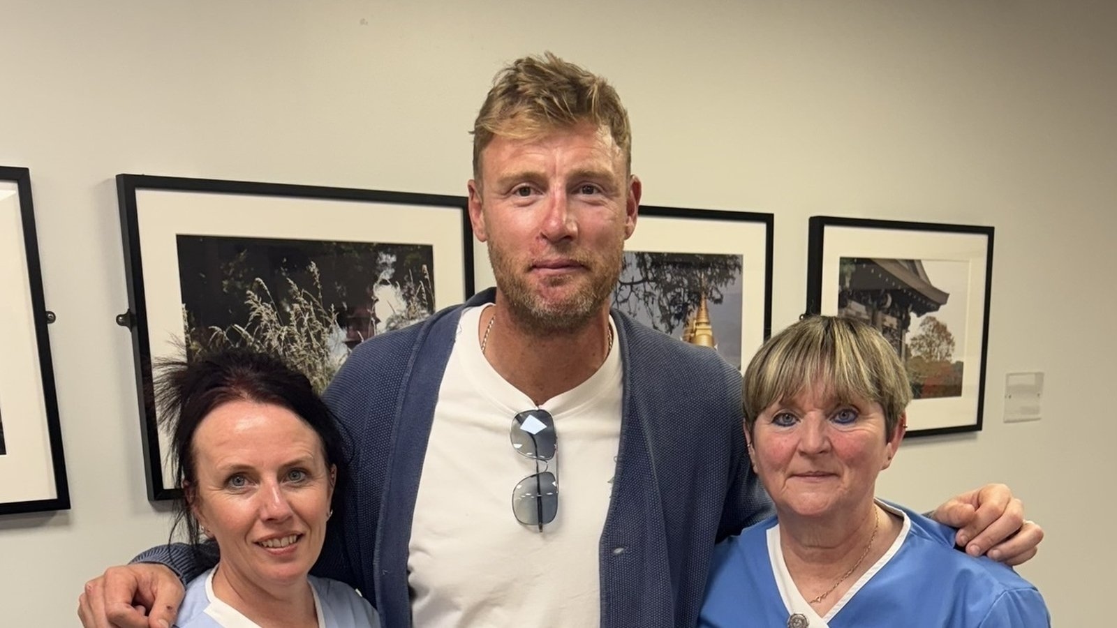 Andrew Flintoff says hospital staff who cared for him after car crash are 'superheroes'
