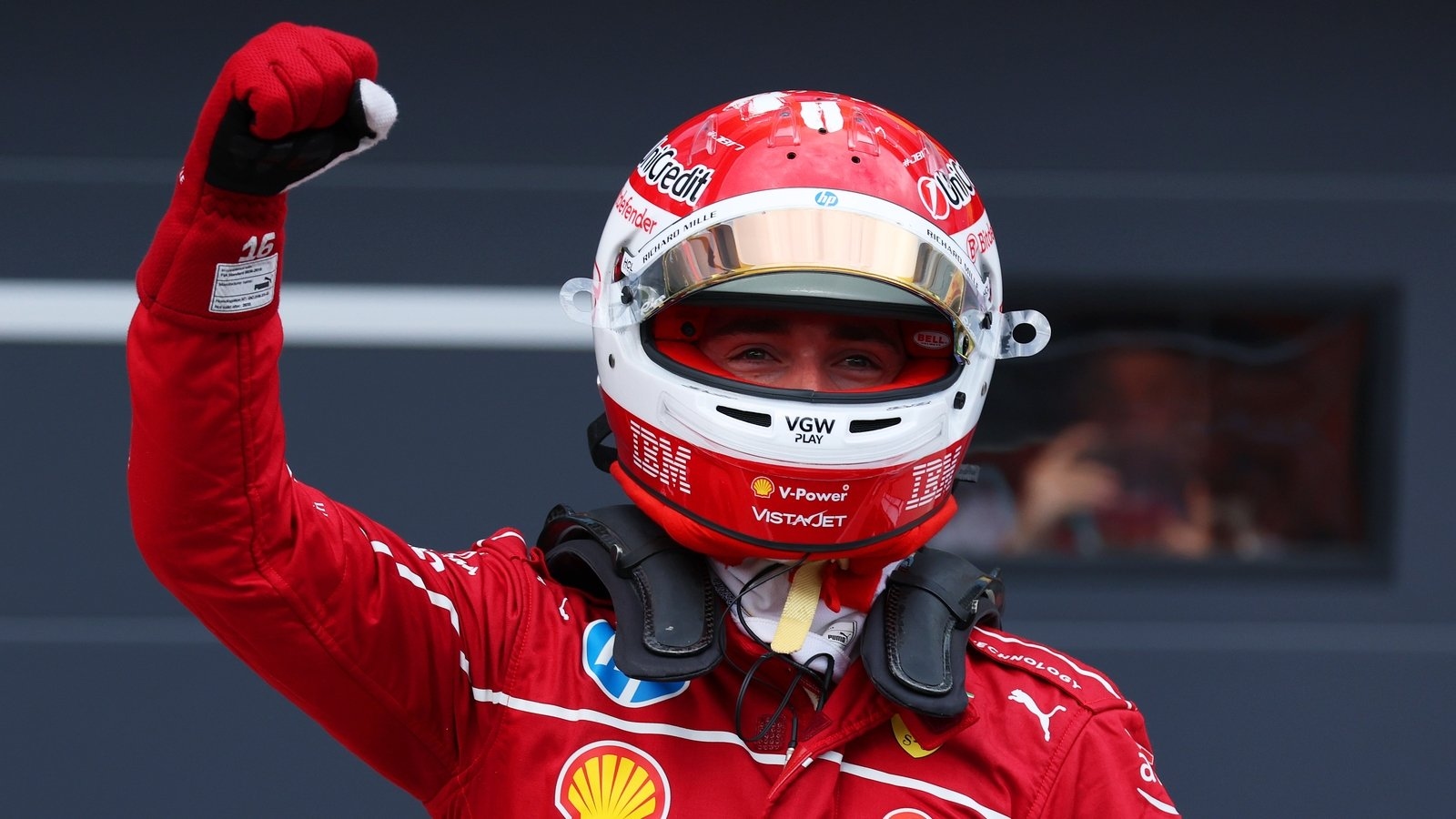 Ferrari's Charles Leclerc takes surprise pole in Hungary