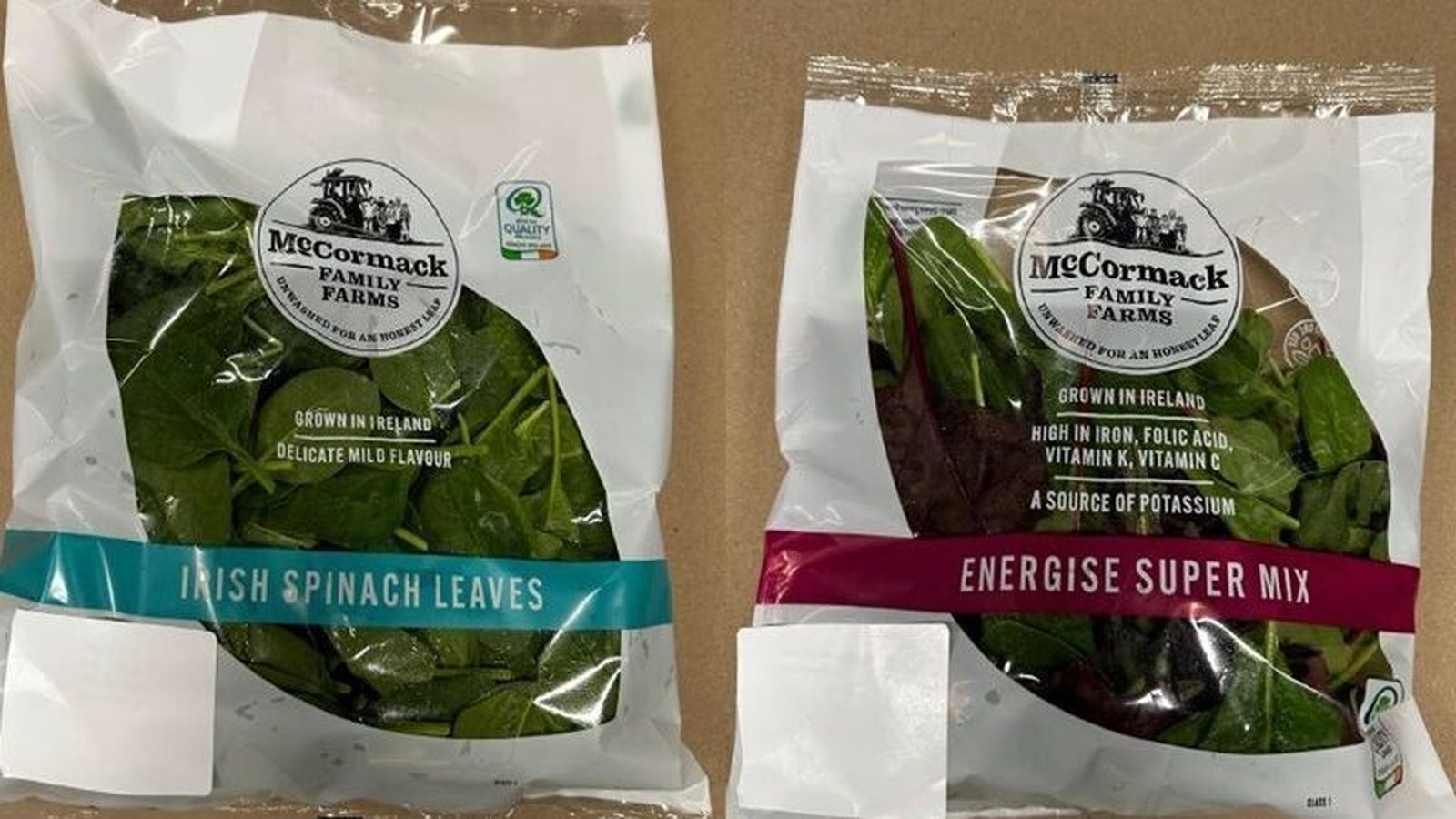 Mixed leaves and spinach among eight products recalled over listeria