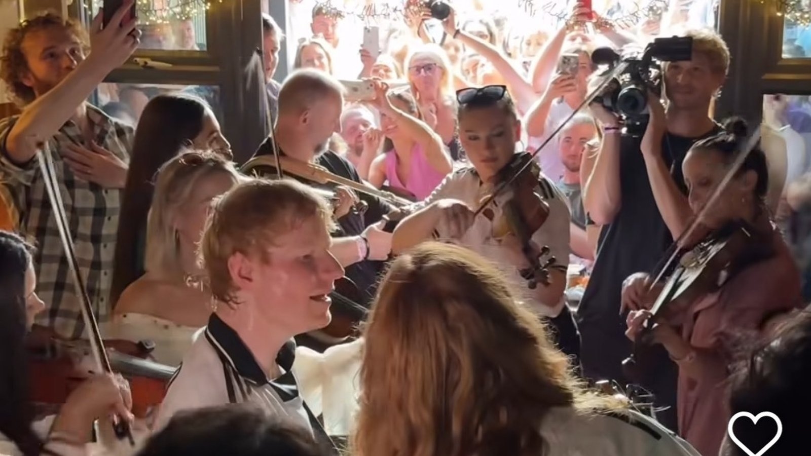 Ed Sheeran wows crowds with a surprise appearance at the Fleadh