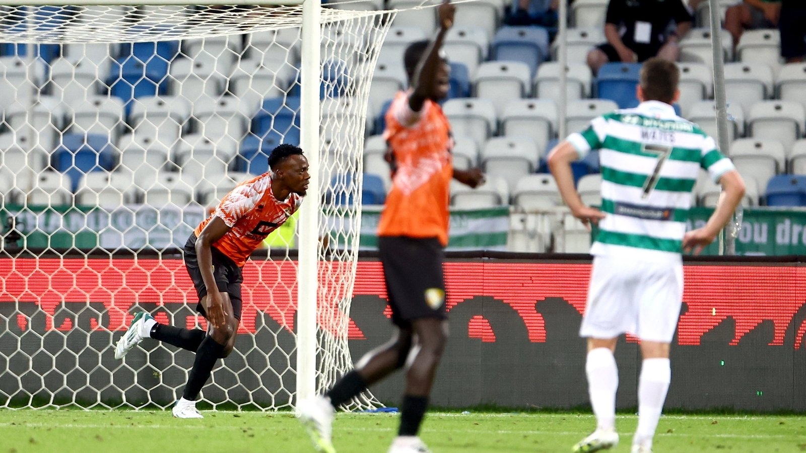 Shamrock Rovers trailing after first leg defeat to Ballkani