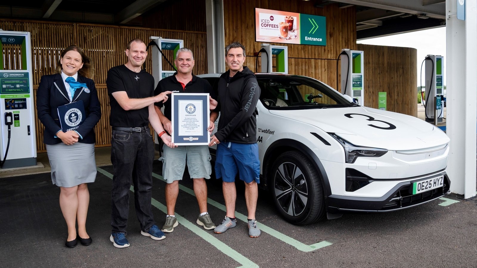 Polestar 3 EV recognised in the Guinness Book of World Records