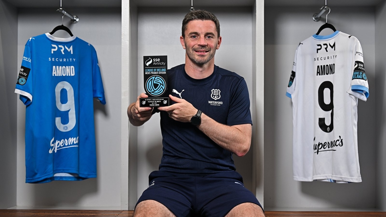 Waterford veteran Amond named July player of the month