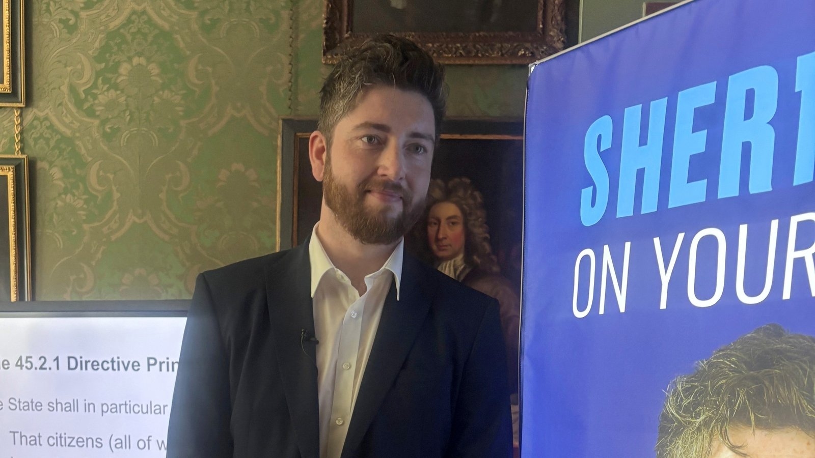 Strangest of days as launch for Áras overtaken by events