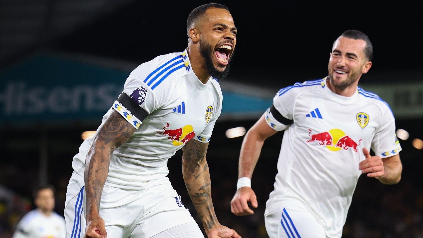 Lukas Nmecha scores as Leeds beat Everton to make winning Premier League return
