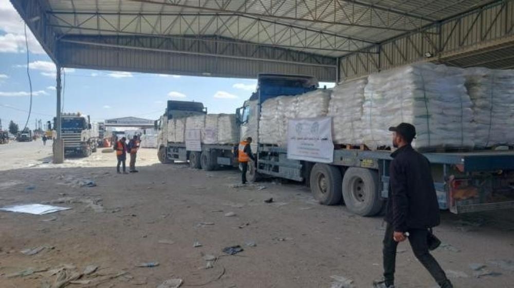 "The World Food Programme: Aid brought in is less than Gaza's needs, suffices for one day