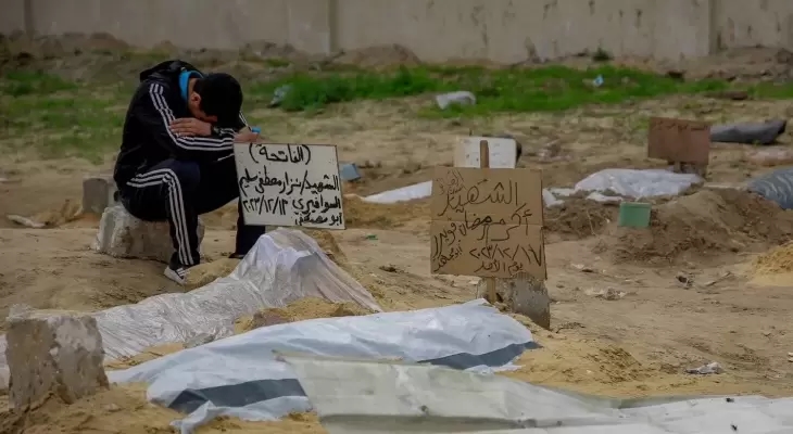 Gaza's Awqaf Ministry: Graves exhausted across most of Strip