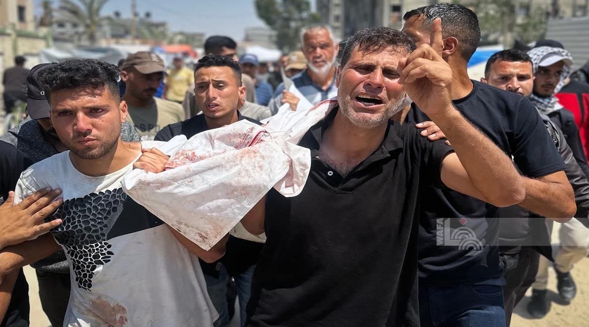 Five Palestinians Martyred in Zionist Enemy's Bombing of Al-Awda Hospital Courtyard