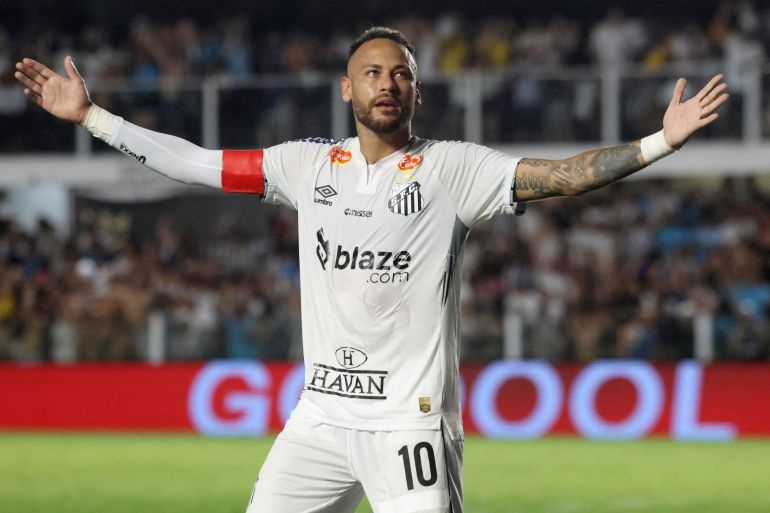 Brazilian League: Neymar leads Santos to victory over visiting Flamengo