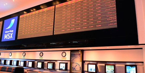 مؤشر بورصة مسقط يغلق مرتفعًا 0.61 بالمائة