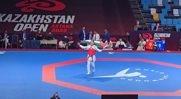Palestinian Taekwondo Team Achieves Historic Results in Kazakhstan Championship