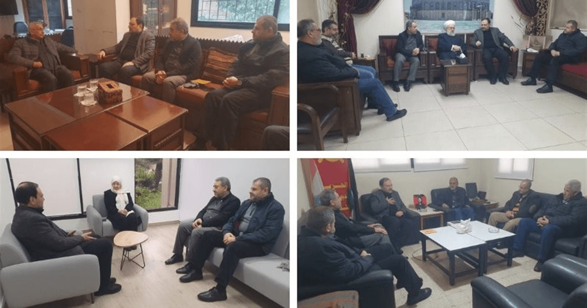 وفد من حزب الله جال على فعاليات صيدا السياسية لدعوتها لحضور تشييع السيدين الشهيدين