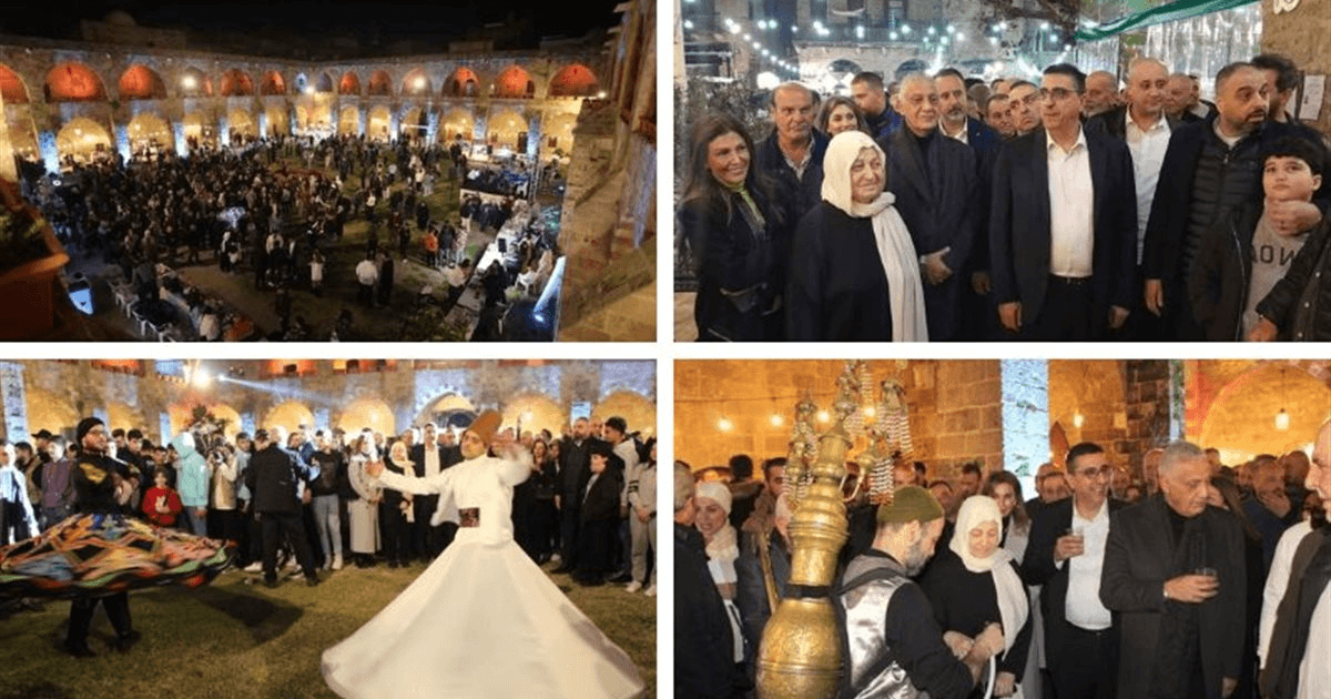 "صيدا مدينة رمضانية" تنطلق من خان الإفرنج وتضخّ حراكها في المدينة القديمة: عرض مولوي وأمسية تراثية وسوق للحرف والمأكولات وجولة للحريري وفاعليات