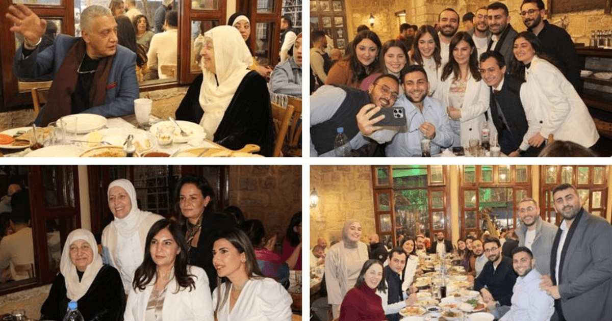 مؤسسة الحريري أقامت السحور السنوي لفريق عملها وموظفيها في مقهى باب السراي