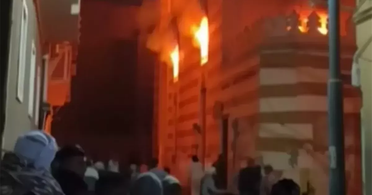 حقيقة نشوب حريق كبير في الجامع الأموي بدمشق