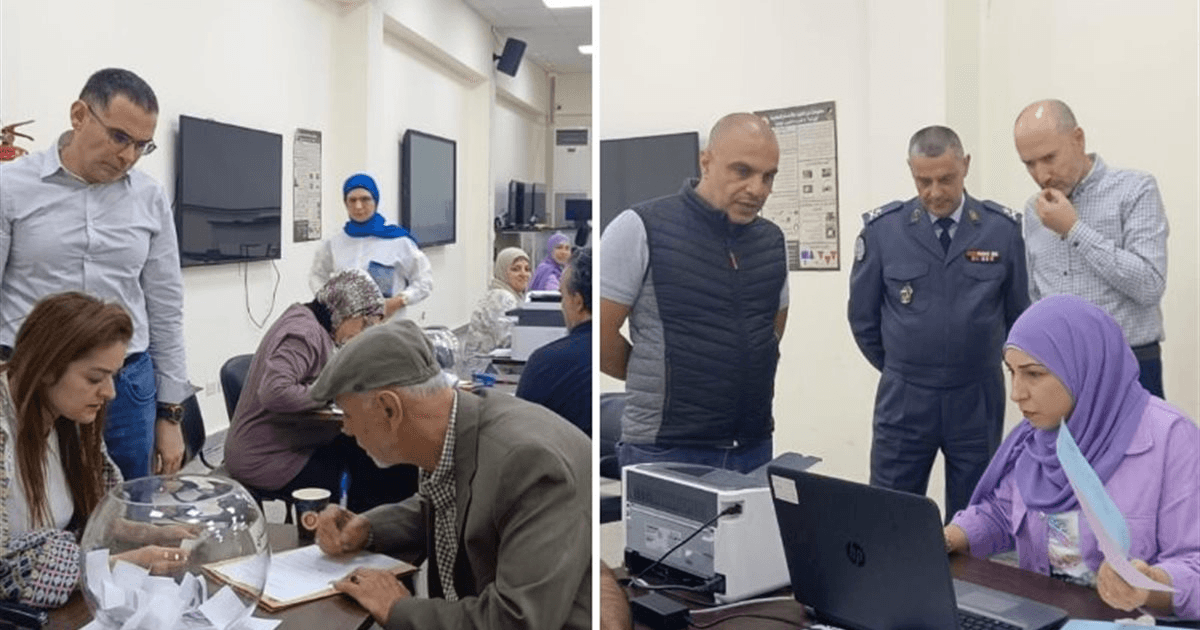 محافظ الجنوب جال متفقدا اليوم الاول لبدء استقبال طلبات المرشحين للانتخابات البلدية في سرايا صيدا