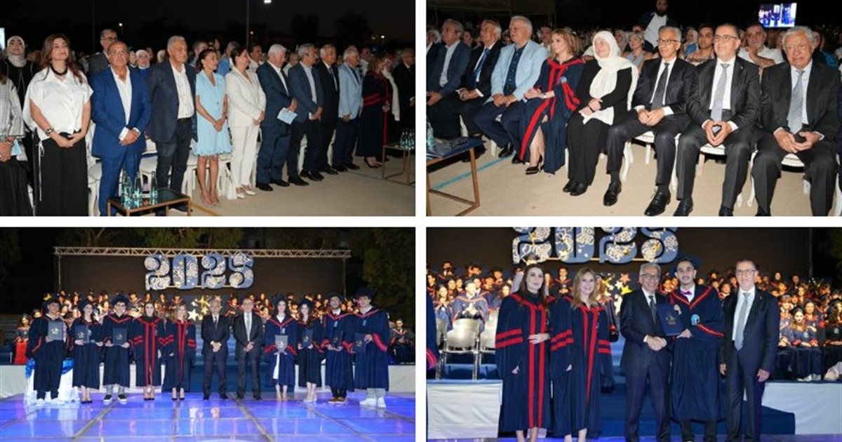 الوزير عامر البساط يرعى حفل تخرّج الدفعة الـ17 من طلاب 'ثانوية حسام الدين الحريري'