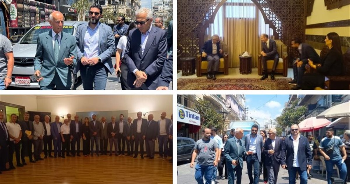 البساط استكمل جولته الجنوبية مع ابو حيدر في صيدا: الجنوب هو النبض الاقتصادي وركيزة عملنا بناء الثقة بين المواطن والدولة