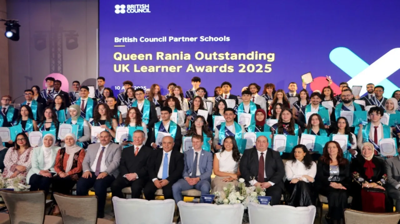 تكريم الطلبة المتميزين في جوائز الملكة رانيا لعام 2025