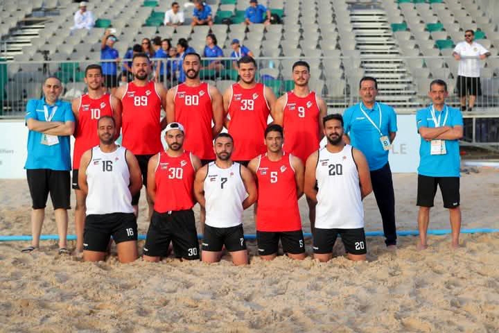 المنتخب الوطني لكرة اليد الشاطئية بالمركز الرابع