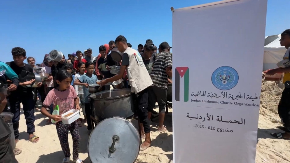 المطبخ الأردني يواصل إيصال الوجبات إلى غزة