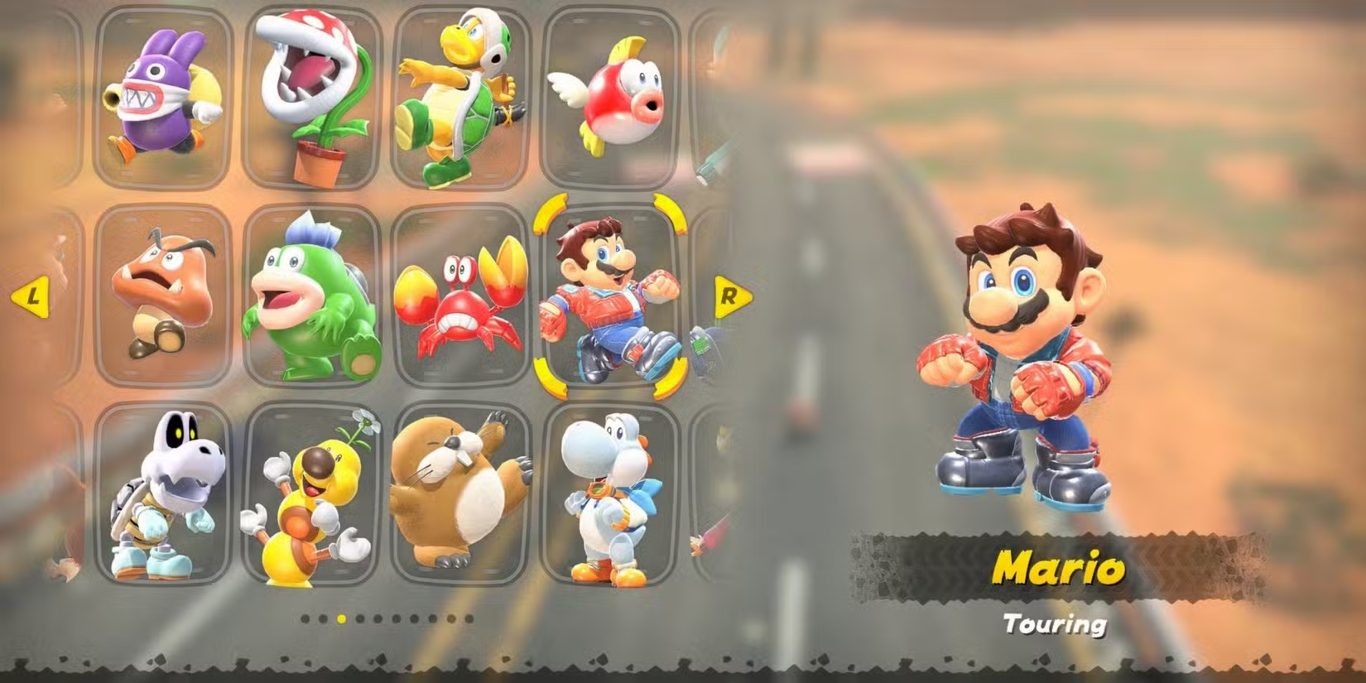 أفضل أزياء لشخصية Mario مرتبة حسب الأفضلية في Mario Kart World - الجزء الأول