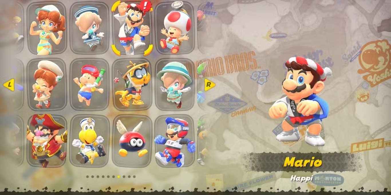 أفضل أزياء لشخصية Mario مرتبة حسب الأفضلية في Mario Kart World - الجزء الثاني والاخير
