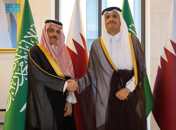 Saudi Arabia and Qatar discuss initiatives aimed to enhance bilateral cooperation
