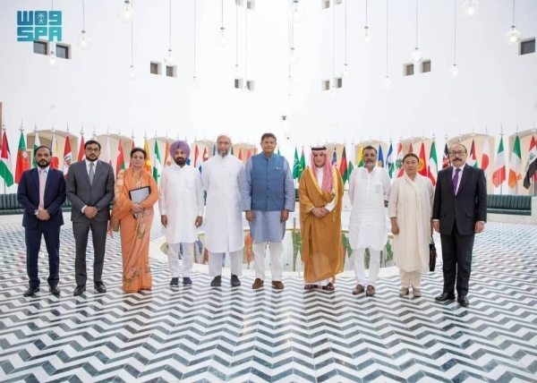 Adel Al-Jubeir receives All-Party delegation from India